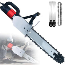 7800w/8800w Diamond Chain Concrete Saw With Water Fed Dust 7500 rpm High Performance Electric Precision Concrete Wall Cutting Machine Chainsaw Powerful With 2 Chains/2 Guide Bar,350