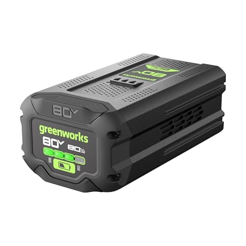 Greenworks 80V 8.0Ah Lithium-Ion Battery (Genuine Greenworks Battery / 75+ Compatible Tools)