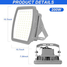 200W Explosion Proof LED Flood Light, 26000LM 5000K, Class I Division 2