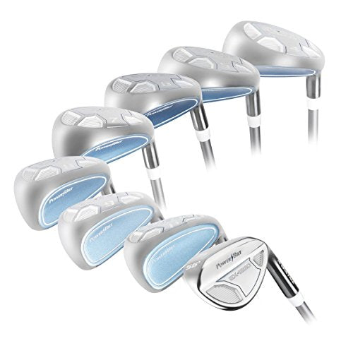 PowerBilt Petite Lady’s Golf EX-550 Hybrid Iron Set Black