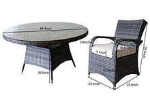 PATIOPTION Outdoor Wicker Patio Furniture Set 8-Seater