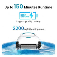 Pool Cleaner, Cordless Robotic Pool Cleaner, for Inground Pools, Wall and Waterline