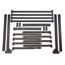 Teal Triangle Freestanding G-Watersport 4 Kayak and SUP Outdoor Storage Rack Black