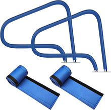MSHOSAC Swimming Pool Handrail w/Armrest Cover, Set of 2 Stainless Steel Spa Handrail, Pool Railing Suitable for Indoor and Outdoor Inground Swimming Pool