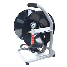 Canpump Portable Sewer Jetting Hose Reel w/Gauge + Nozzle Holders, 4000 psi