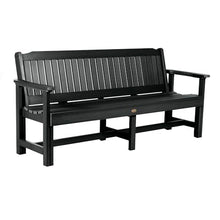 Sequoia Professional Commercial Grade Exeter 6 Foot Garden Bench Black