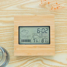 YWMLFZ Weather Clock Creative Multi-Function Temperature Hygrometer Weather Bedroom Baby Room Seat