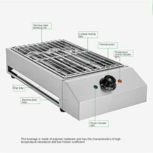 2600W Electric BBQ Grill Commercial and Home Use Countertop Stainless Steel Barbecue Griddle Portable Cooking Oven,