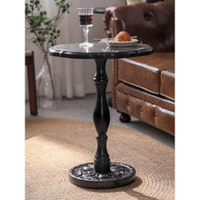 Chicken Couch End Table Retro Sofa Side Table Wooden Furniture Corner Table Living Room Coffee Table Leisure Round Table Corner Tables for Living Room(B)