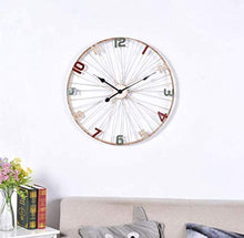 LIPJIA Wall Clock,Outdoor Garden Wall Clock,60Cm Large Silent Non-Ticking Waterproof Vintage Garden Ornament for Garden/Patio/Yard/Home
