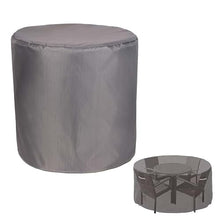 89x39in, Round Patio Furniture Cover, Garden Table and Chair Covers, Durable Heavy Duty 420D Oxford Sectioal Sofa Set Cover, for Deck, Lawn and Backyard (C 150x35in)