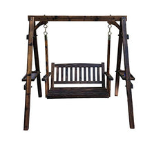 KYTGFH Patio Swing Chair with Stand - for Garden Backyard 2 Person Garden Swing Outside Furniture Patio Swing Outdoor Lounge Chair Outdoor Swing Chair Bench Suitable for Patio,Garden