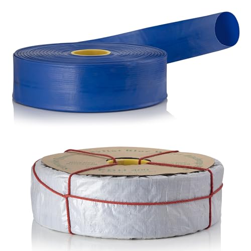 Alpine Corporation PVC Lay-Flat Water Discharge Hose, 300 ft.