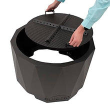 Blue Sky Outdoor Living Round Mammoth Smokeless Patio Fire Pit, Black