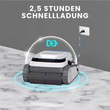 Pool Vacuum for Inground Pools and Above Ground Pools, Wall Climbing Pool Cleaner Robot (40GPM-150LPM) Power, Smart Navigation, Ideal Pool Vacuum Robot for Wall, Waterline, Floor 24/7 Customer Support