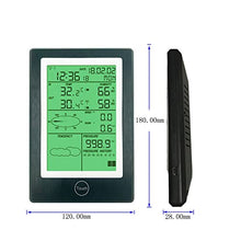 JDXQBLD Weather Stations with Outdoor Sensor Wireless, Wireless Weather Station APP Thermometer Hygrometer Rainfall Pressure Wind Speed Direction Weather Data Alarm