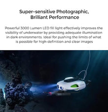 Camoro BW Space Pro Max Underwater Drone with Gripper Claw & 4K Camera Orange-100M