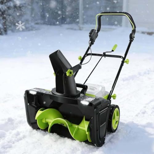 40V Electric Snow Blower Cordless, with Fast Charger