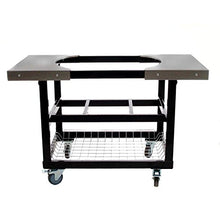 Primo Metal Cart Stainless with Steel Top and Basket for Oval LG and Oval XL