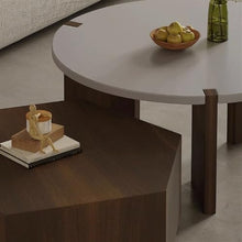 DINBOZ26X Living Room Table Modern Minimalist Round Side Table Set Small Coffee Table for Living Room, Space-Saving Design Outdoor Side Table