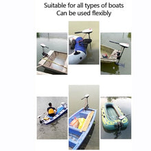 ApisQueen 12V 80LBS Thrust Outboard Trolling Motor Black