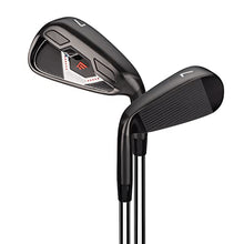 Founders Club Bomb Golf Combo Iron Set for Men Right Hand Steel/Graphite Shafts 3 Hybrid 4 Hybrid Irons 5-PW Bonus Sand Wedge Black