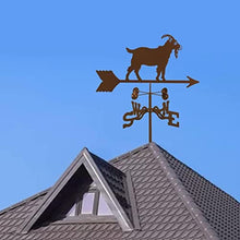 Weathervane Metal for roof Garden Yard Sheep Weathervanes Spray Paint Weather Vane Wind Direction Indicator Patio Lawns Sheds Barns Garden Yard Roof Mount Easy Use