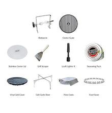 ARTEFLAME Charcoal BBQ Grill and Fire Pit Bundle Black