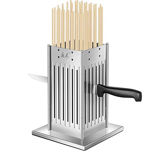 49 Holes Rapid Wear Meat Skewer Machine Easy Barbecue Skewers Maker BBQ Tool Health Material Anti-Slip Base