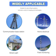 12V/24V/48V MPPT Solar Wind Hybrid Controller, Renewable Energy Inverter Solar Charge Controller, Intelligent Digital Regulator for Solar System 12V-6000W
