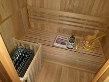 MCP Sauna Canadian Hemlock Wood Indoor Sauna Spa 60" 2-3 Person Wet/Dry Heater