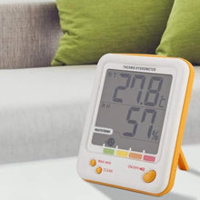 EZAGMWGFB Digital Thermometer Indoor Hygrometer Humidity Meter Room Temperature Monitor Large LCD Display for Home Car Office