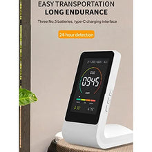 TEOYETTSF 3-in-1 Intelligent Carbon Dioxide Detector Lightweight Measuring Tool Indoor Air Quality Monitor Thermometer Hygrometer