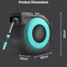 Retractable Garden Hose Reel, for Car Wash, Gardening