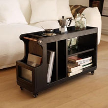 WGTYOA Solid Wood Sofa Edge a Few Can Move Ark Tea Table Sitting Room Balcony Cabinet Side