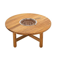 FYorbitH Barbecue Table Chinese Barbecue Table Garden Table Outdoor Teak Barbecue Tea Cooking Table Patio Decoration Low Tables Grill Table