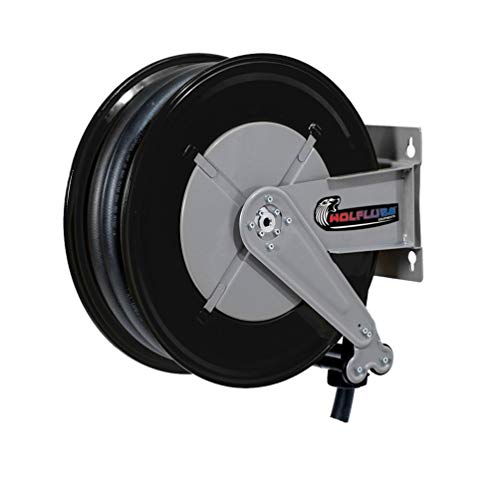Wolflube Automatic Hose Reel for Grease – 3/4in – Up to 50ft