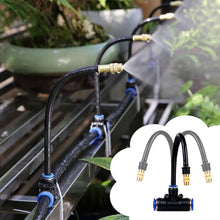 Flexible Drip Irrigation System Outdoor, Bendable Mist Cooling Sprayer