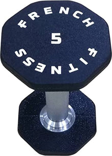 French Fitness Urethane 8-Sided Hex Dumbbell Set 5-60 lbs