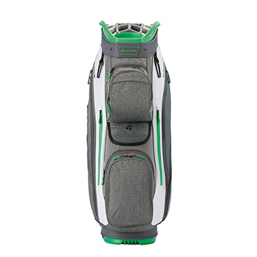 TaylorMade 2022 Supreme Cart Bag Gunmetal White/Green