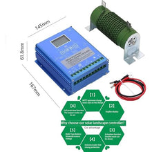 LIEROLYE Renewable Energy Controller Universal, for Wind Solar Hybrid Mppt Charge Controller Off Grid, 12000W Hybrid Charge Controller(24v48v)