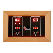 BOTARO Maxxus Saunas MX-J206-01 Seattle Carbon Far Infrared Sauna for 2 Persons Hemlock Wood