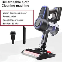 SDdPulse Billiard Table Cleaner, Electric Cordless Vacuum Brush Set with 200W Power, 2nd Gear, Ideal for Pool Table Cloth and Rail Cleaning - Efficient and Easy to Use