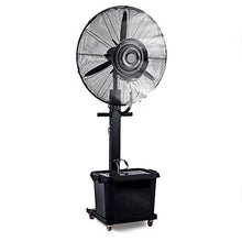 CUTPOIY 42L Oscillating Misting Fan, 2-Speed Water Tank Atomizing Fan for Home, Industrial & Outdoor Cooling, 65cm