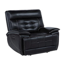 Furnifact Leather-Upholstered Power Lift Recliner Chair with Dual Motor, Electric Recliner Chairs for Adults Living Room, Black
