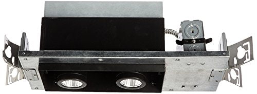 WAC Lighting MT-4LD216N-F27-BK Housing for 2 Light LED Precision Module, Flood, 2700K