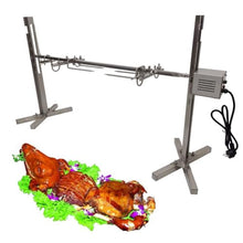 Stainless Steel Electric Tripod Rotisserie, Charcoal Roaster Chicken Lamb Spinning Roast Machine, Bearing Capacity 40kg, for Outdoor Picnic Camping