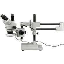 AmScope Professional Trinocular Stereo Zoom Microscope WH10x Eyepieces 7X-45X Magnification