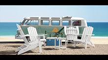 PolyTEAK Folding Adirondack Chair Set of 12 Weather Resistant Outdoor Furniture White