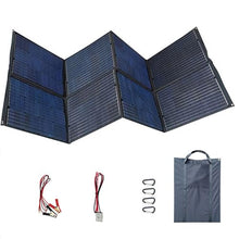 RESKIU Portable Folding Solar Panels, Solar Panels for Portable Power Stations, Caravans, Emergency Power Supplies, Campervans,500W